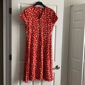 New Madewell midi dress with back zip.  Perfect for summer!